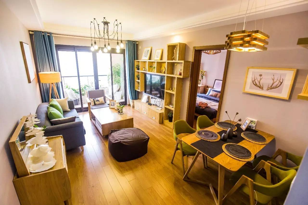 新房装修完工，4万硬装+3万软装，家具都是淘宝买的，美爆了