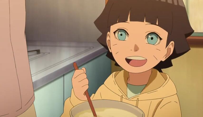 漩涡向日葵承认鸣人是她父亲,火影忍者漩涡向日葵打鸣人