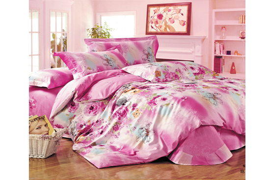 正宗品牌美罗家纺冰丝四件套,美罗家纺床上用品四件套推荐