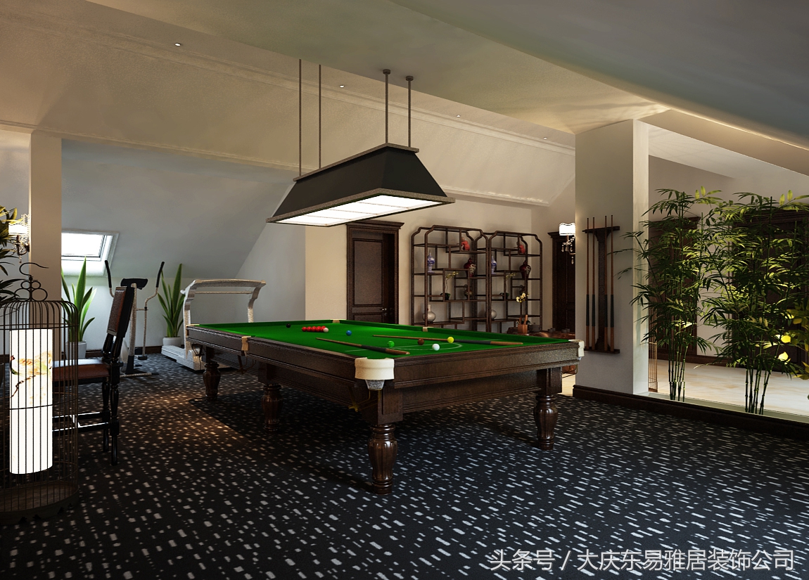 雅居室内设计装饰效果图,大庆东易装修公司