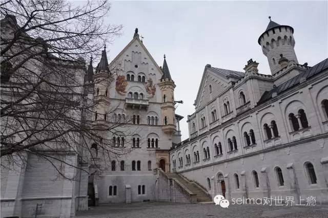 慕尼黑天鹅城堡内部,德国慕尼黑天鹅