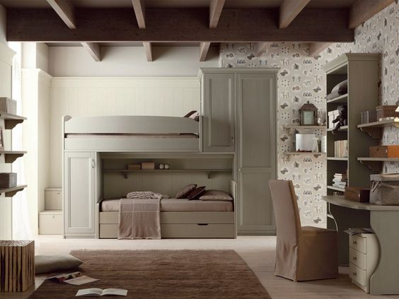 这是我见过最奢华的滑梯,上下床有滑梯也有秋千公主风