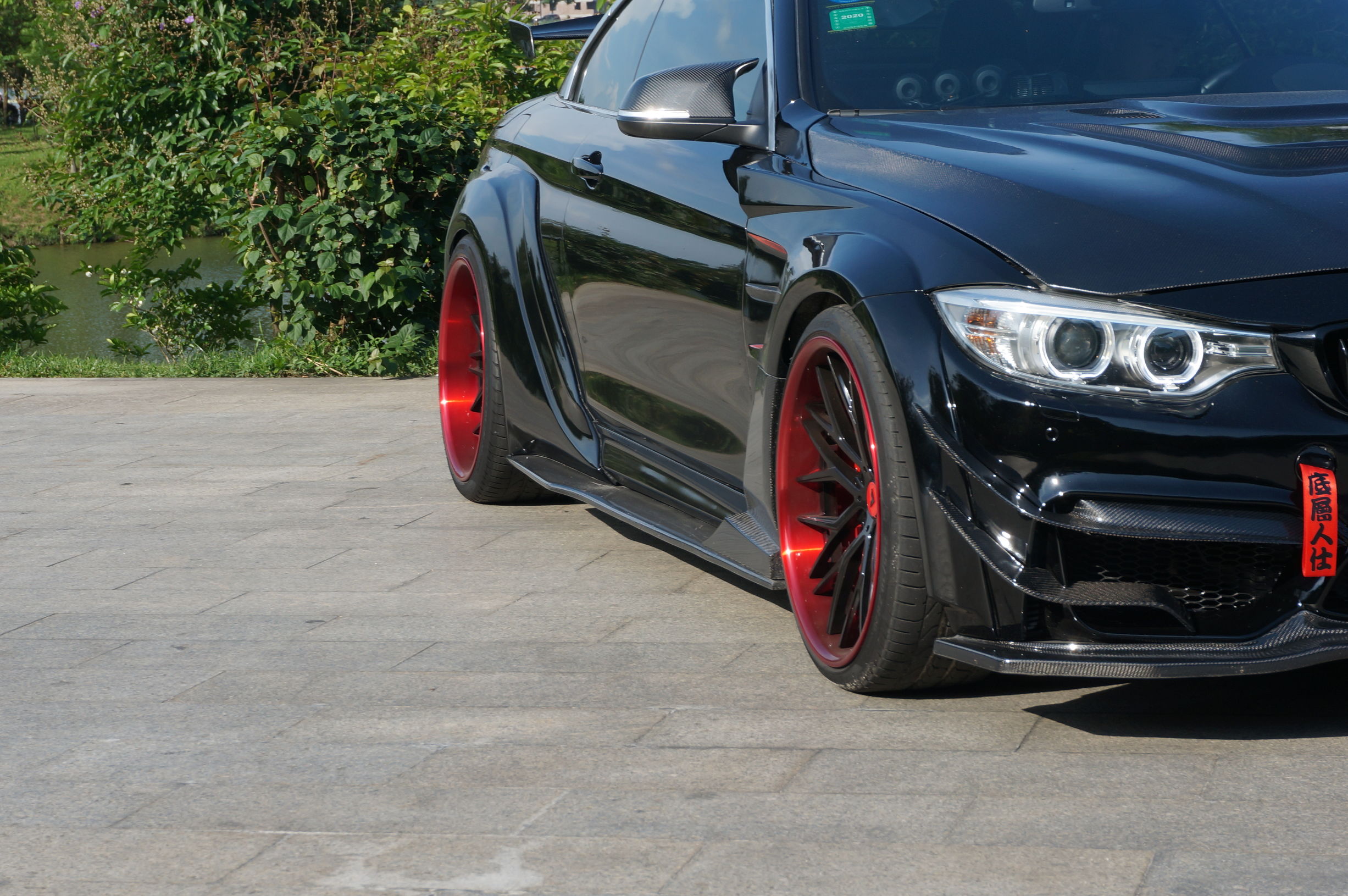 宝马428i运动套装改装黑武士,宝马428四门黑武士