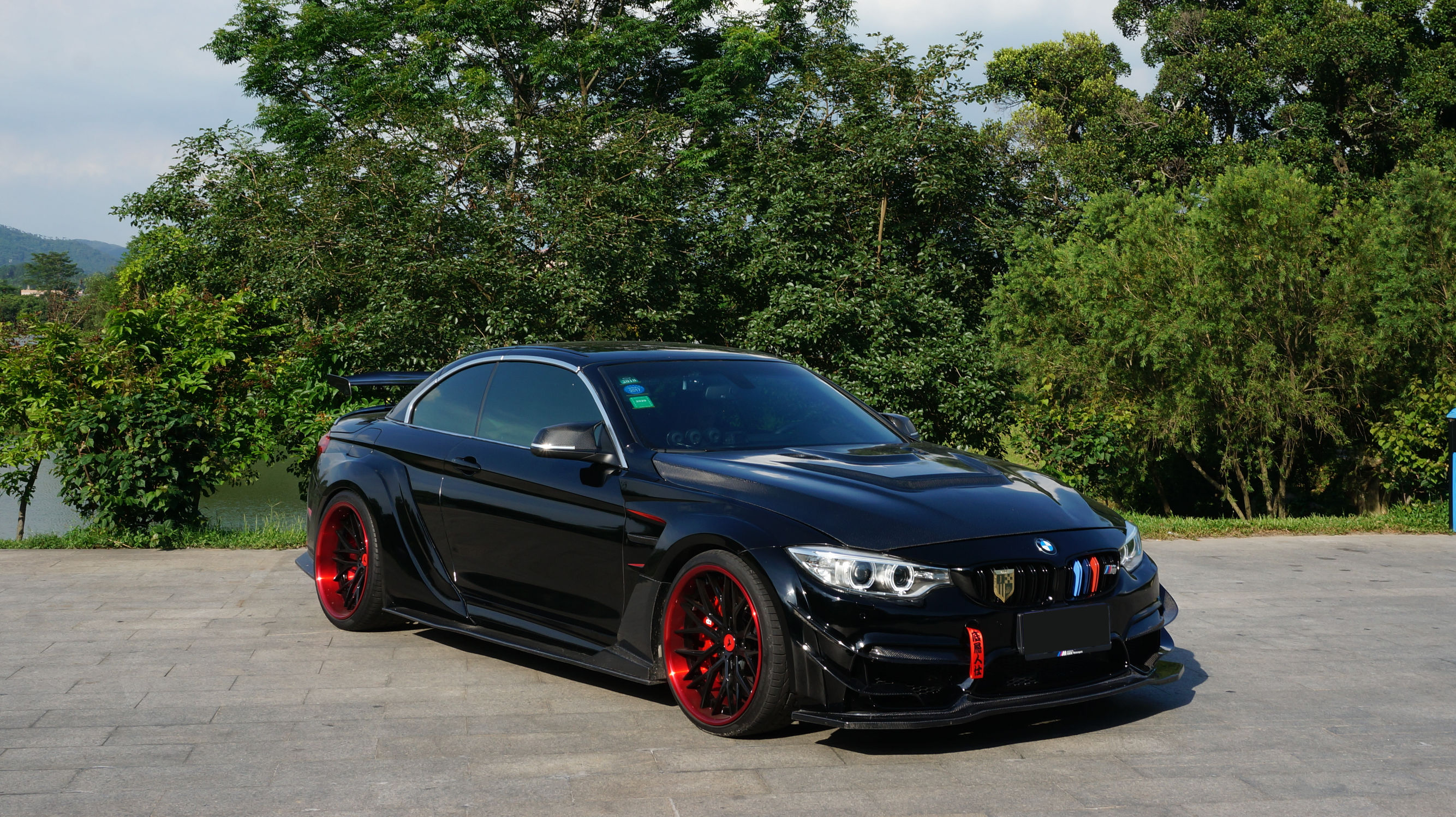 宝马428i运动套装改装黑武士,宝马428四门黑武士