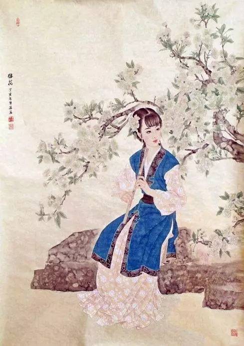 古代女生要的技能,古代美人纸