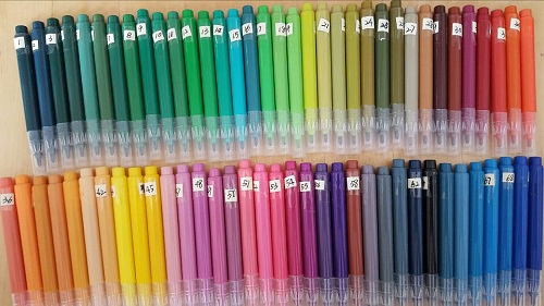 无印良品迷你彩笔,用普通的彩色笔来做手帐