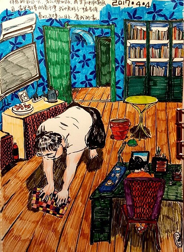 无印良品迷你彩笔,用普通的彩色笔来做手帐