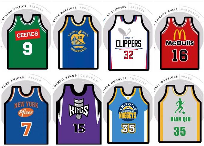 点球体育：NBA球衣上的广告你更喜欢哪一个