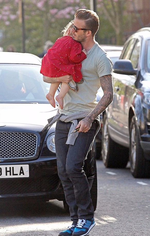 贝克汉姆：给你一个女儿，你能温暖整个世界