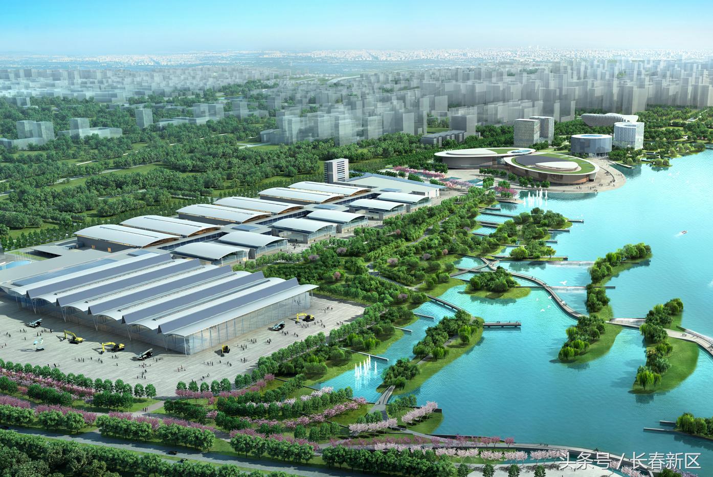 长春东北亚国际博览中心规划图,长春会展中心新建商业项目