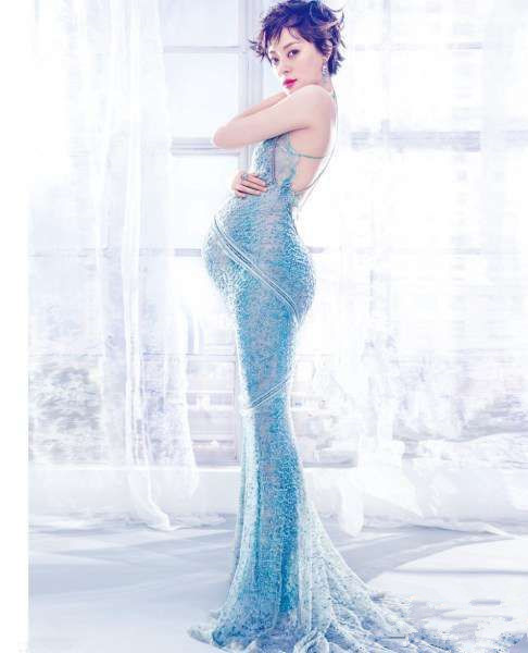 董璇怎么拍孕妇照,孙俪董璇圆脸照片