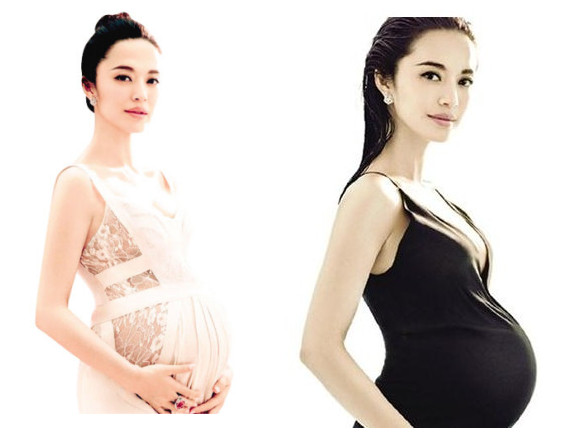董璇怎么拍孕妇照,孙俪董璇圆脸照片
