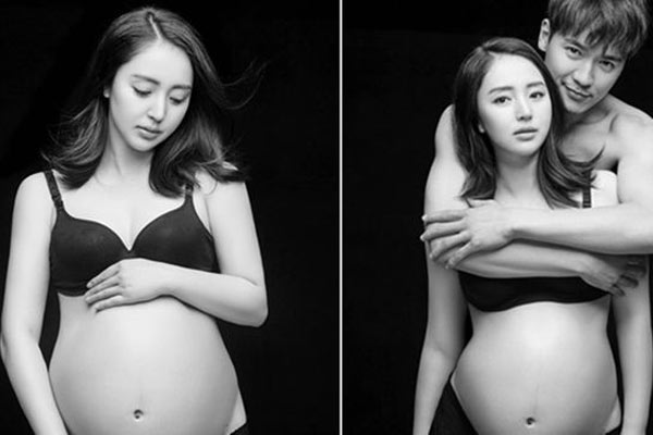 董璇怎么拍孕妇照,孙俪董璇圆脸照片