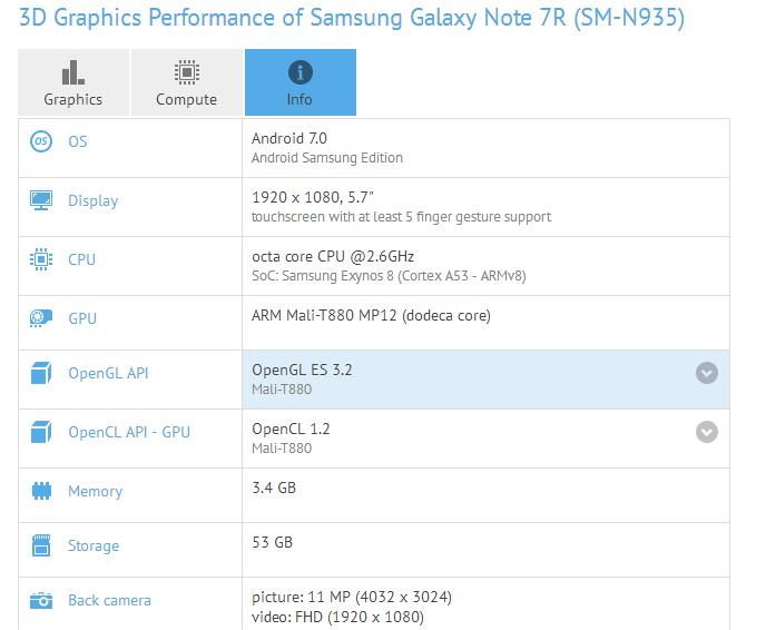 就快来啦！翻新版三星Note7现身跑分平台，买的都是真粉丝