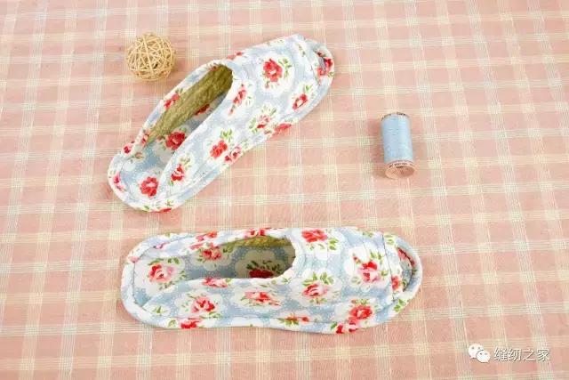 居家拖鞋不藏水,居家毛线拖鞋教程