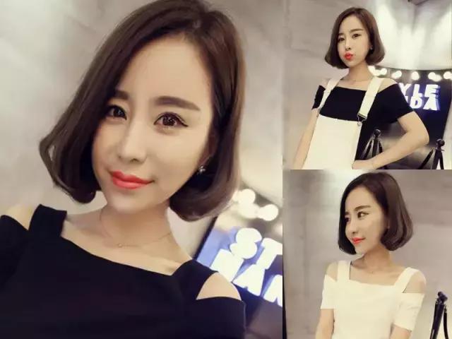 脸大额头不高的女生适合什么发型,脸大的女生不适合短发吗