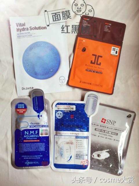 几款韩国面膜测评，基本上囊括了比较热门的几个韩国品牌