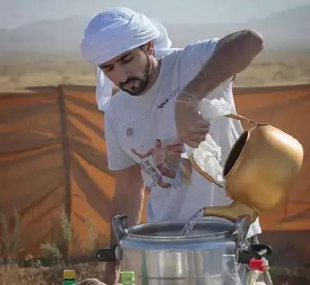 最帅迪拜王子哈曼丹,哈曼丹和威廉王子