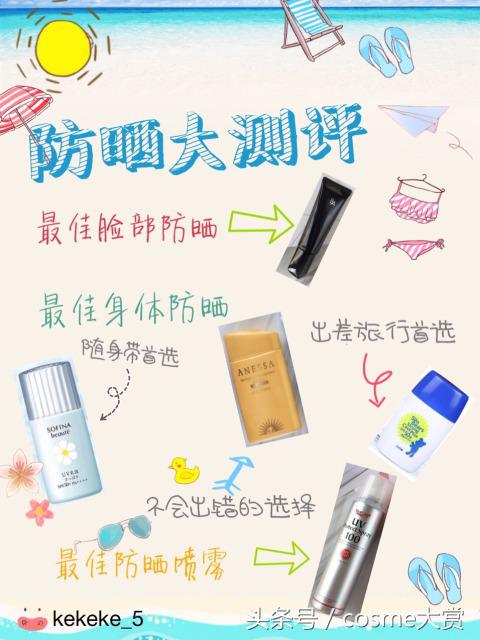 15种防晒亲身测评,大牌防晒合集