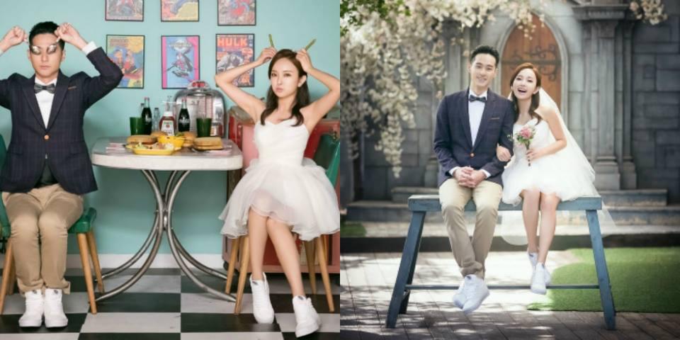 婚纱不搭球鞋就落伍！盘点8个中西方穿球鞋拍婚纱的女星