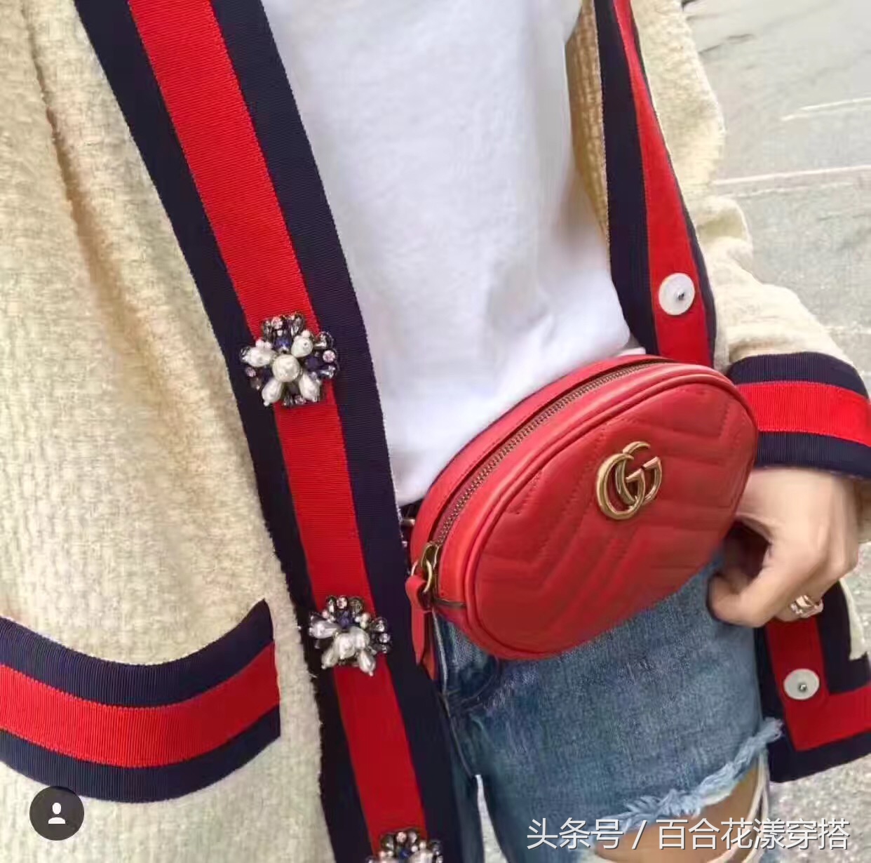 gucci小蜜蜂黑色怎么搭,gucci象征爱情