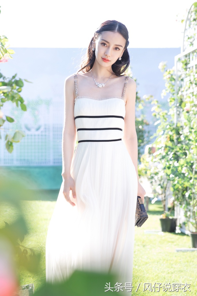 angelababy2017抹胸礼服,angelababy颜值巅峰穿搭