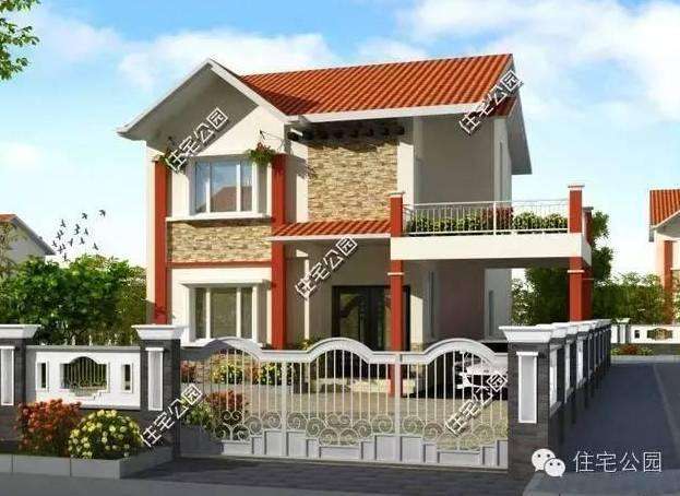 小户型15万元两层木别墅,小宅基地也能建好房农村自建房