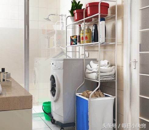 卫生间太小洗衣机柜洗手盆一体,3-4平方小卫生间淋浴加洗衣机设计