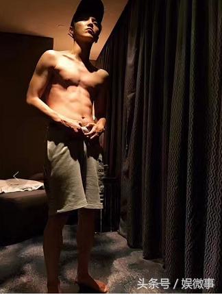 鹿晗肌肉健身,鹿晗健身照