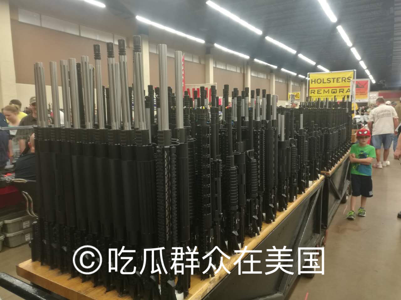 美国佛罗里达州枪展,在美国逛枪展