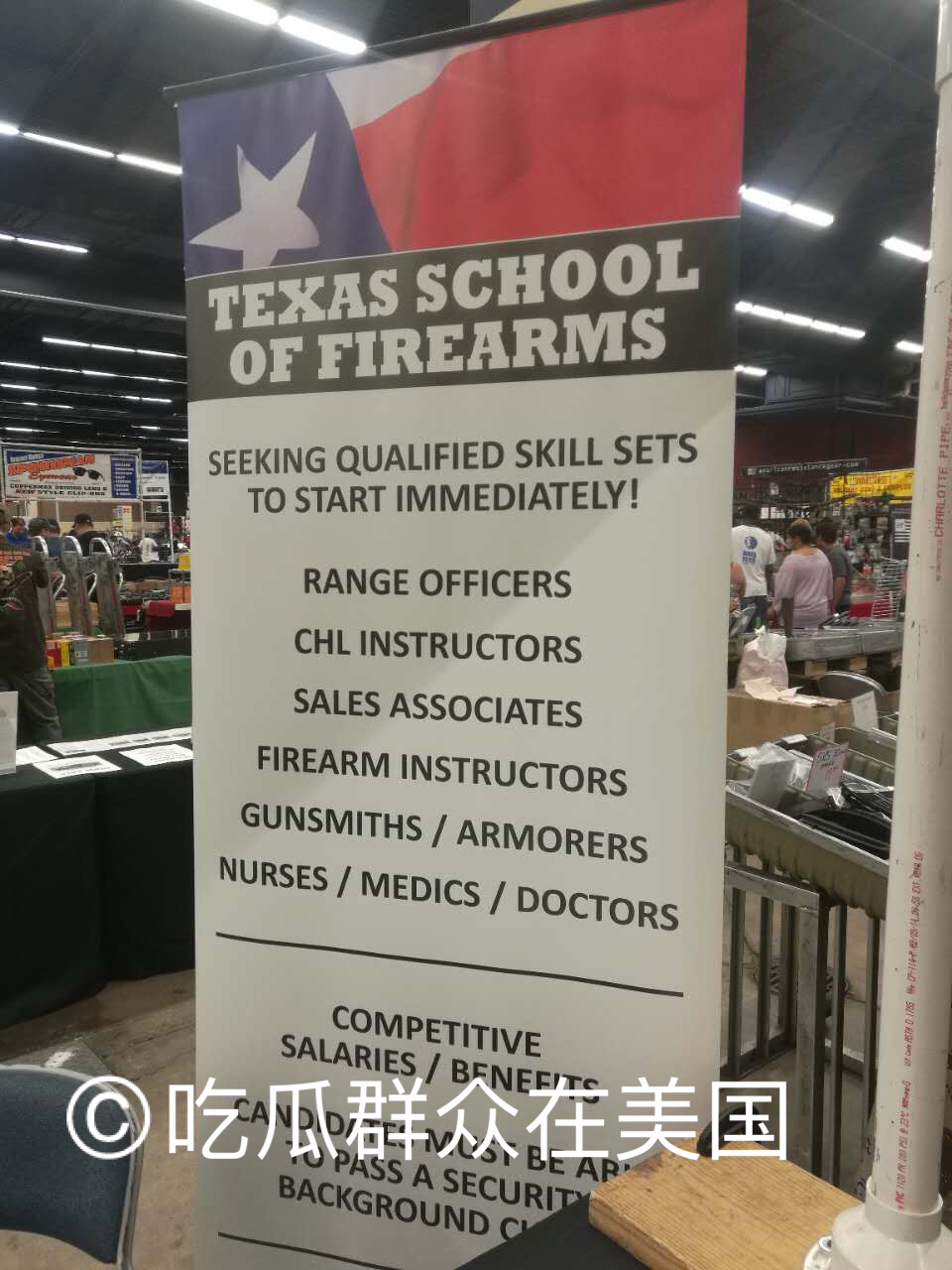 美国佛罗里达州枪展,在美国逛枪展