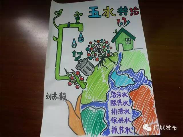 柯萌娃画笔下的“五水共治”，萌翻了！