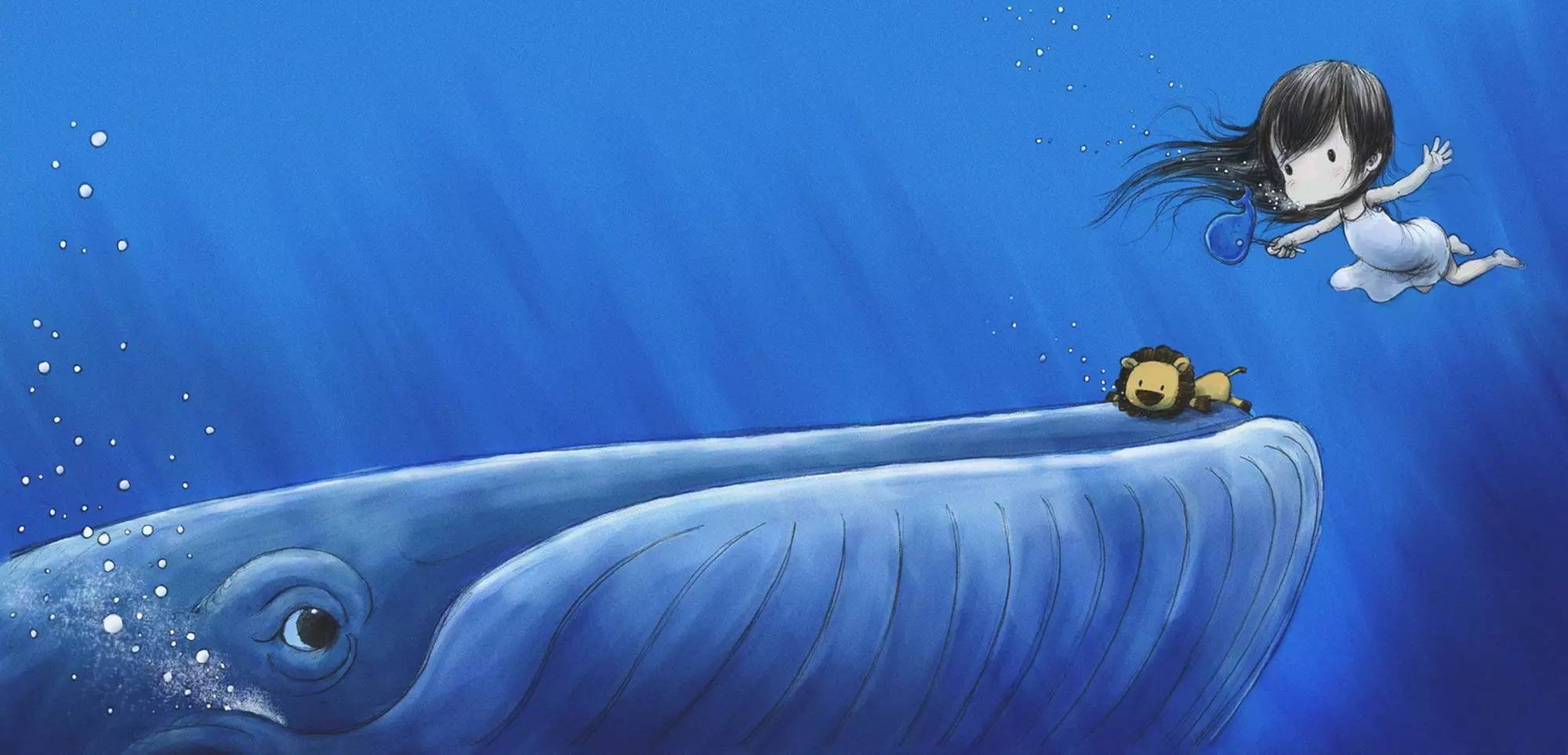 天空下的小雏菊绘画水彩,天空下的绘画作品