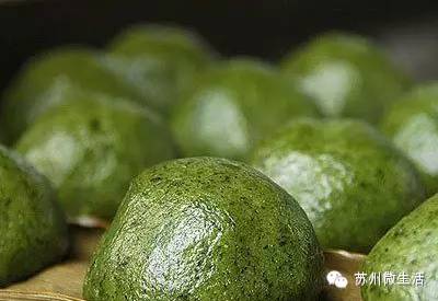 苏州特色时令青团子上市,苏州正宗青团子