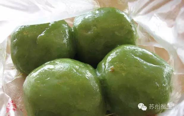 苏州特色时令青团子上市,苏州正宗青团子
