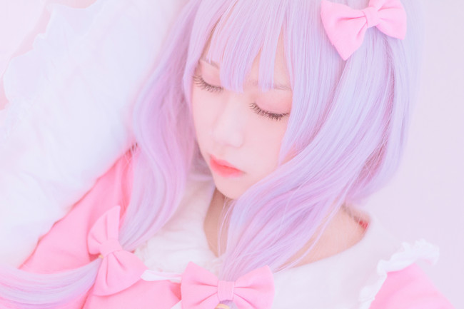 cos二次元少女漫画,双马尾动漫少女cos可爱