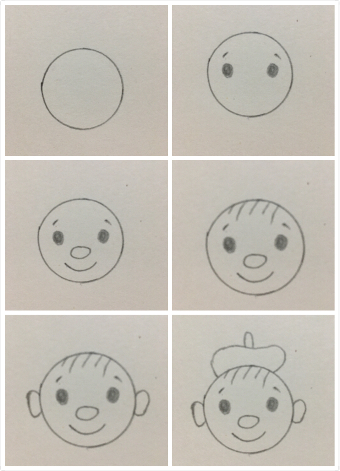 硬币画小羊简笔画,硬币画动物简笔画