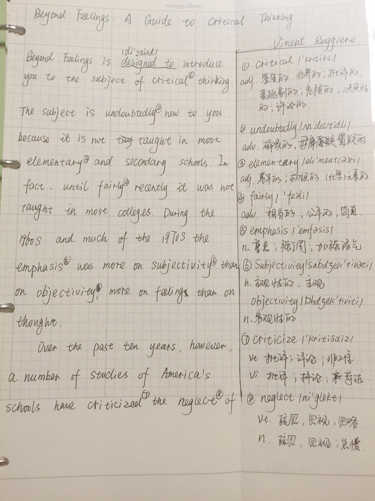 我决定手抄一本书，名叫BeyondFeelings