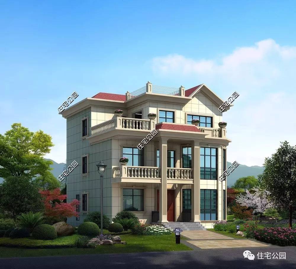 10套农村别墅合集中式小院,10套农村别墅效果图