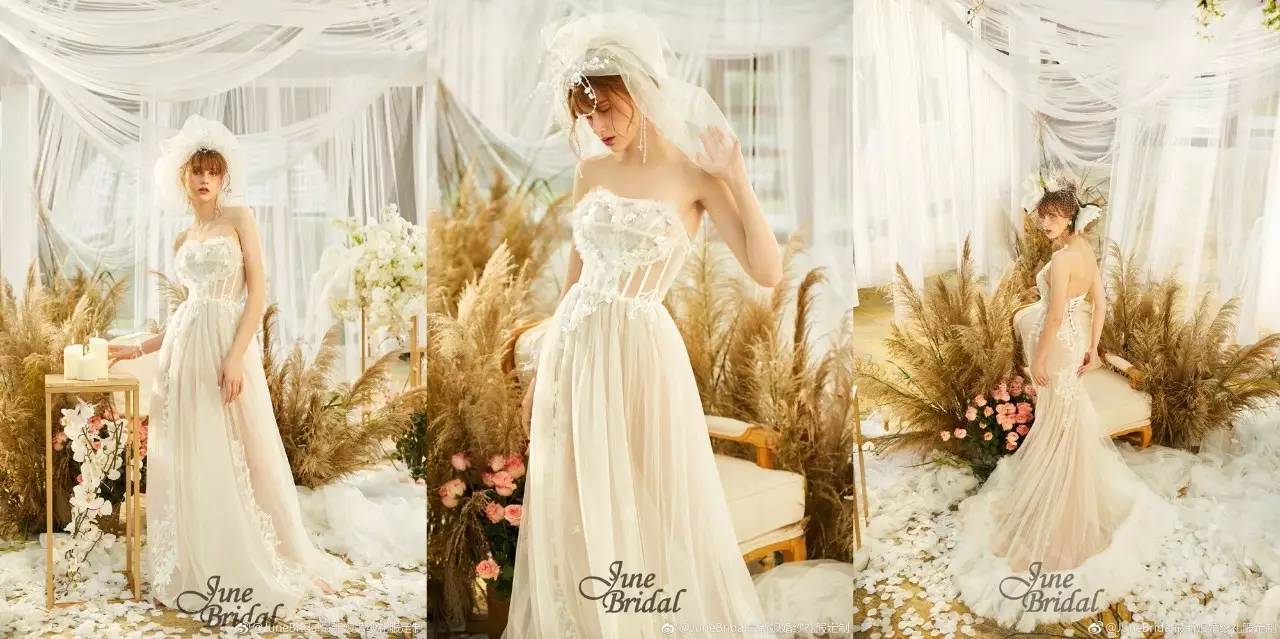 赵丽颖同款婚纱礼服,杨幂赵丽颖同款旗袍造型