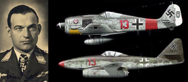 二战德国著名战斗机飞行员,二战德国飞行员冒死拯救敌军