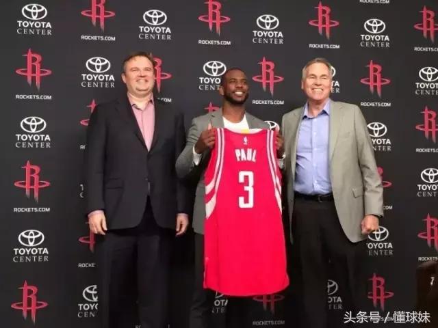 保罗正式亮相火箭！但相对于CP，火箭3号我们更容易想起他