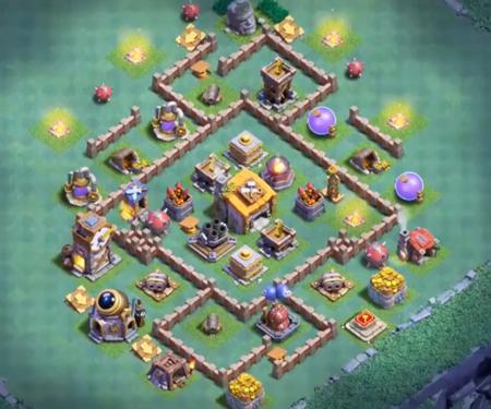 部落冲突建筑大师6本的最强阵型,部落冲突建筑大师6本最佳阵型2023