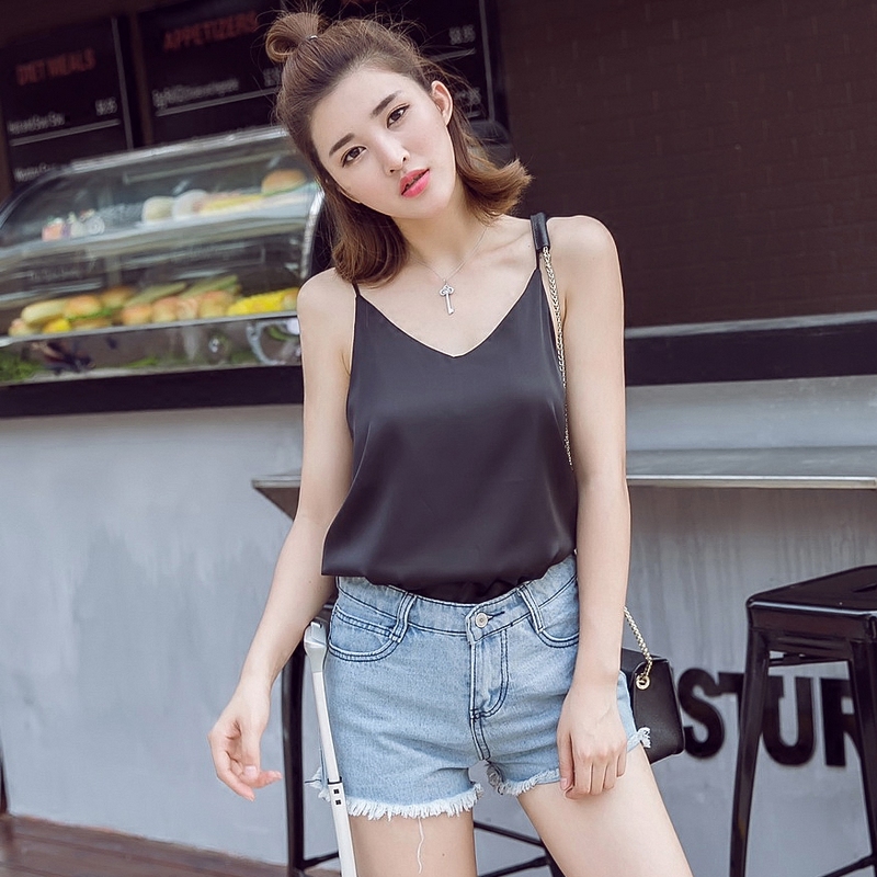 女款夏季内穿吊带背心长款,夏天凉爽透气背心女吊带