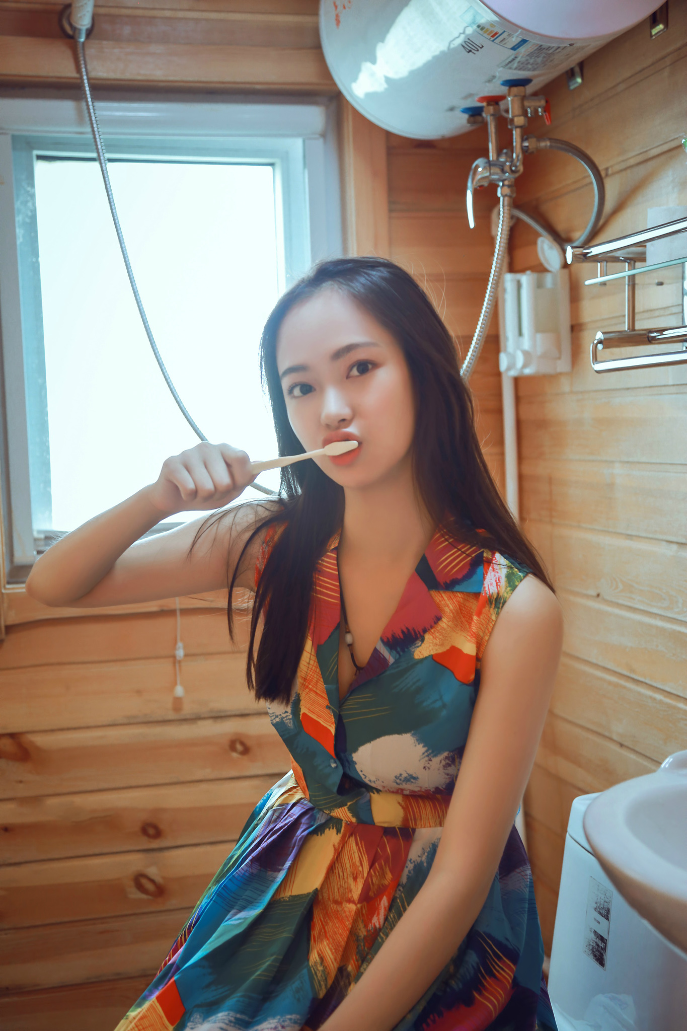 木屋里的小姑娘,围屋里的小姑娘