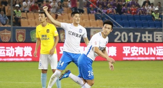 中超公布第17轮最佳球员,中超第16轮最佳阵容国安双核