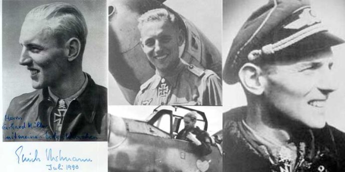 二战德国著名战斗机飞行员,二战德国飞行员冒死拯救敌军