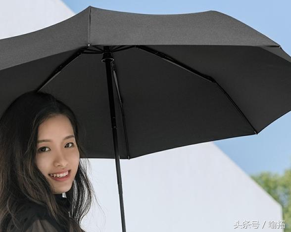 小米雨伞全自动折叠,小米一键伸缩雨伞