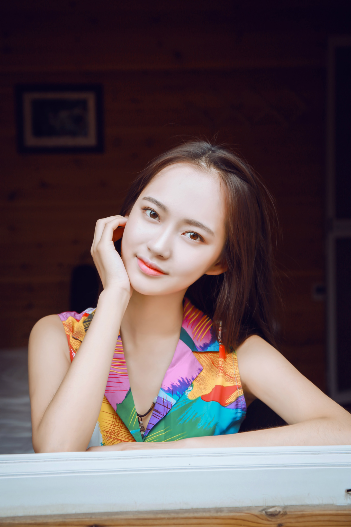 木屋里的小姑娘,围屋里的小姑娘