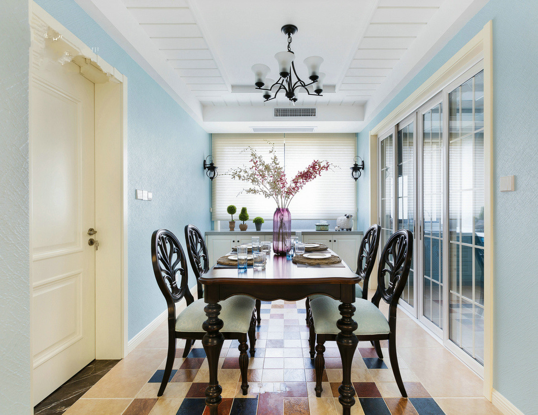 128平米美式风全是设计细节,美式风格小户型三室两厅